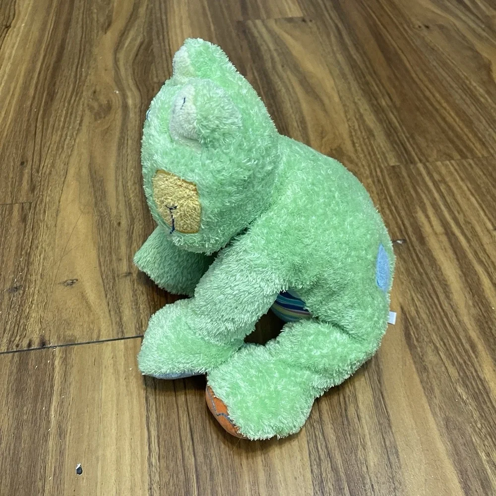 Rare Mary Meyer‎ Large CHEERY CHEEKS Frog Striped Belly Bag Plush
